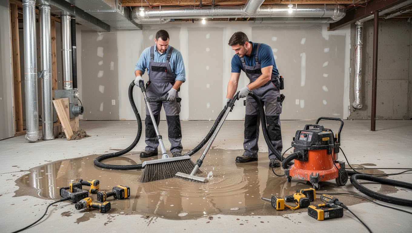 Basement Flood Cleanup